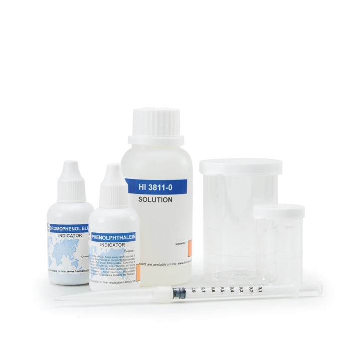 Trousse d'analyse de l'alcalinité (0 à 300 mg/L) Hanna