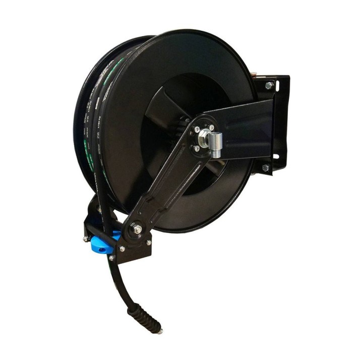 Enrouleur acier eau froide haute pression Renson équipé flexible 20m en 3/8"