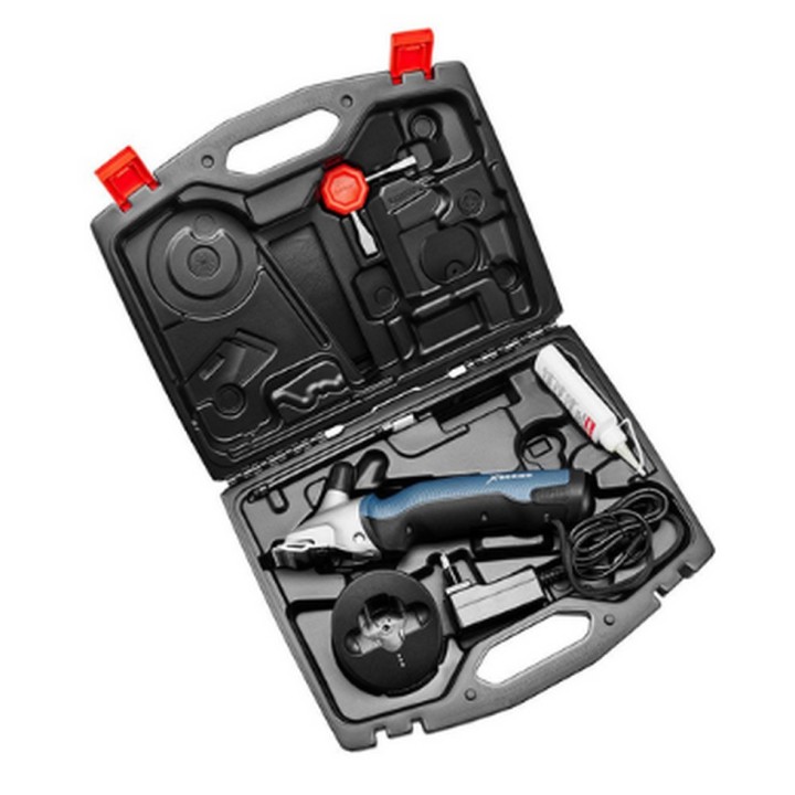 Tondeuse sans fil Xplorer Heiniger avec 2 batteries + 1 jeu de couteaux 21/23 - pour bétail et chevaux