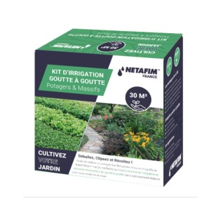 Kit irrigation goutte à goutte Netafim, 30 m²