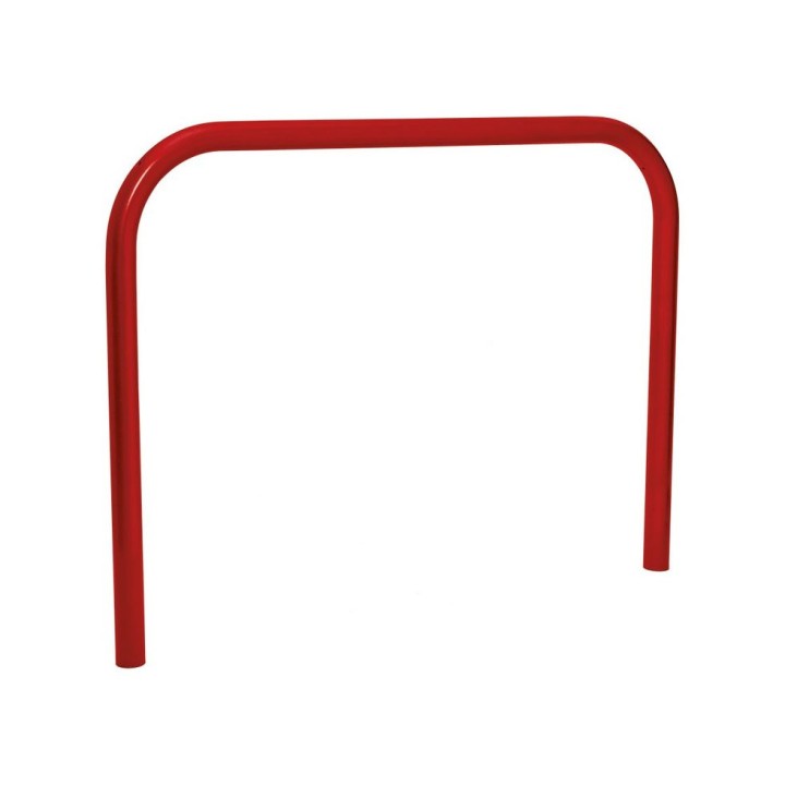 Arceau simple Procity peint/zinc Ø 60 mm, long 1500 mm - Scellement direct - Rouge pourpre