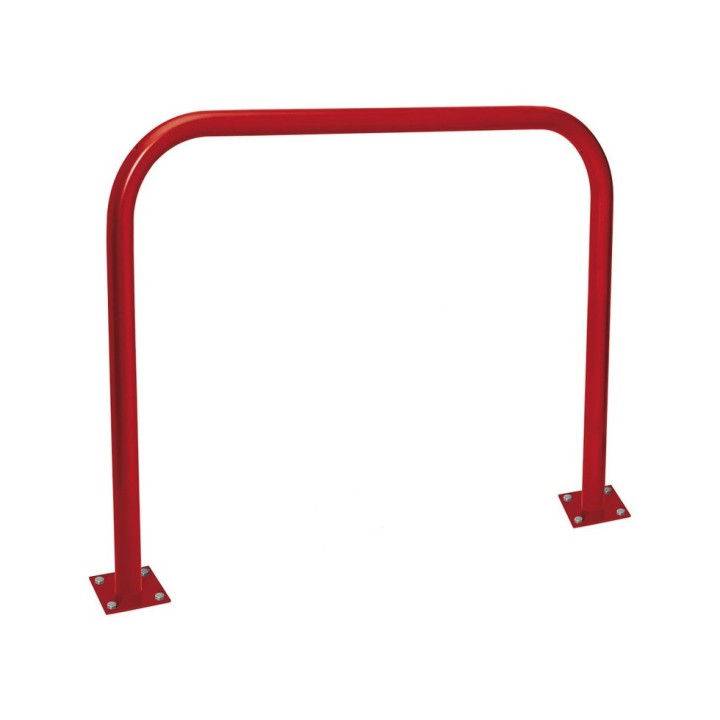 Arceau simple Procity peint/galva Ø 60 mm, long 1500 mm - Sur platines - Rouge pourpre