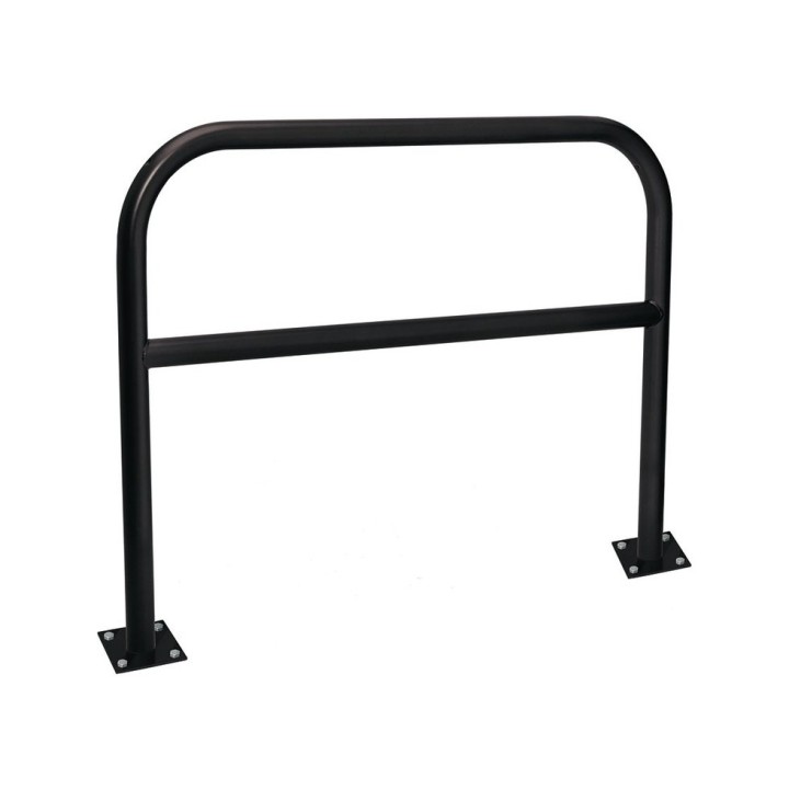 Arceau renforcé Procity peint/zinc Ø 60 mm, long 1500 mm - Sur platines - Noir foncé
