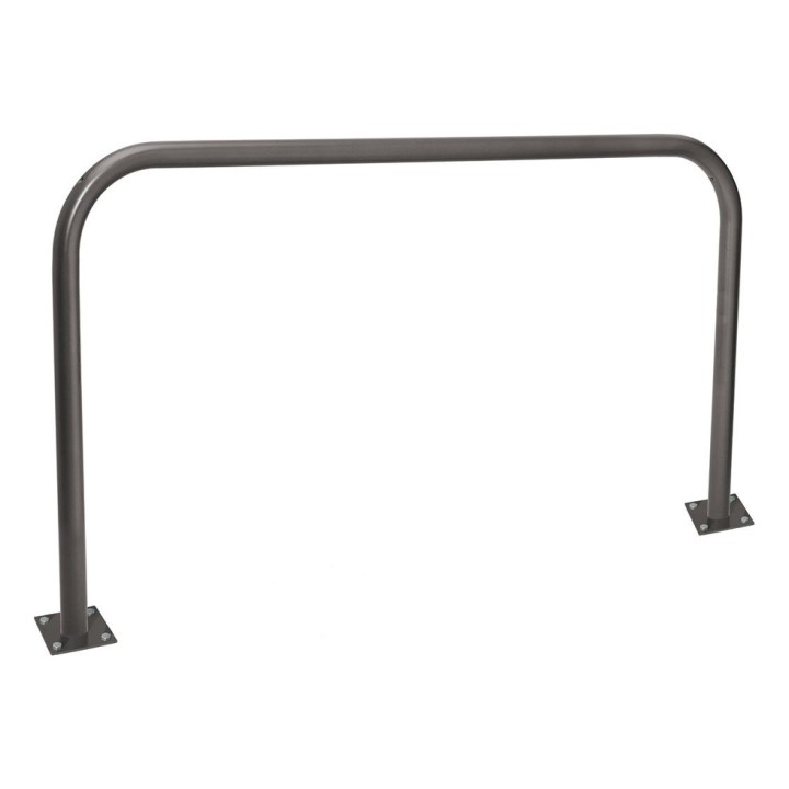 Arceau simple Procity peint/zinc Ø 60 mm, long 2000 mm - Sur platines - Gris Procity