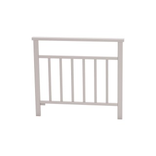 Barrière main courante Venise Procity, cadre barreaux, L 1000 x 900 mm - Scellement direct - Gris soie