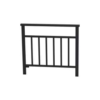 Barrière main courante Venise Procity, cadre barreaux, L 1000 x 900 mm - Scellement direct - Noir foncé