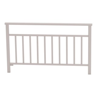 Barrière main courante Venise Procity, cadre barreaux, L 1500 x 900 mm - Scellement direct - Gris soie