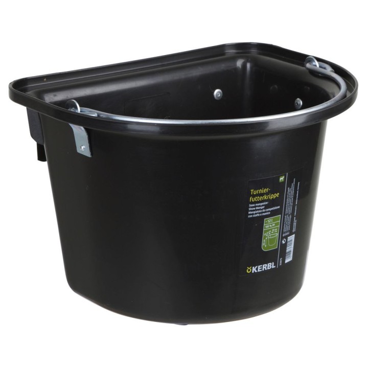 Mangeoire de porte 12 L noir Kerbl