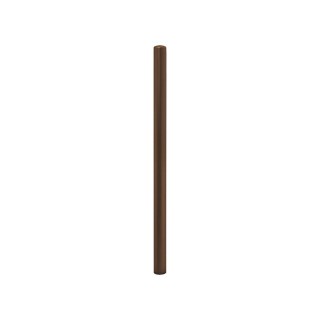 Potelet Carrefour Procity, Ø 60 mm, peint/zinc, haut. hors sol 1100 mm - Brun chocolat