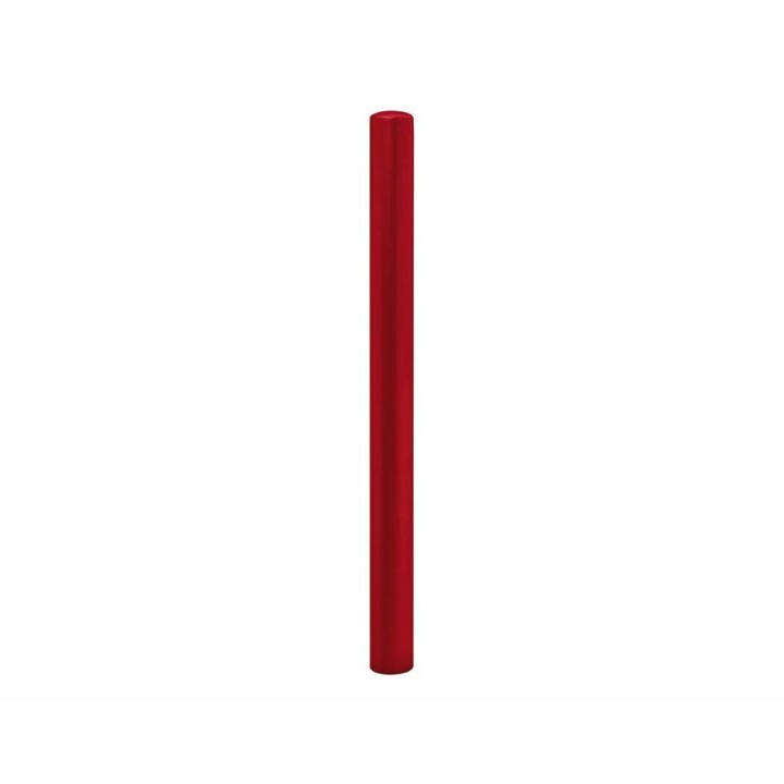 Potelet Carrefour Procity, Ø 76 mm, peint/zinc, haut. hors sol 1000 mm - Rouge pourpre