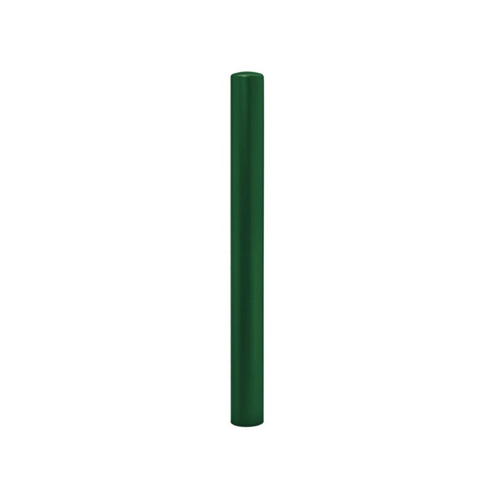 Potelet Carrefour Procity, Ø 90 mm, peint/zinc, haut. hors sol 1000 mm - Vert mousse