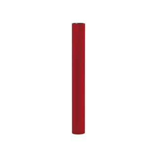 Potelet Province Inox brossé Procity, Ø 114 mm, peint/zinc, fixation scellement, haut. hors sol 1010 mm - Rouge pourpre