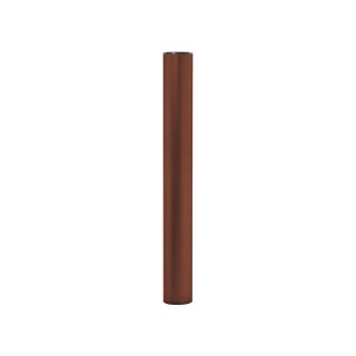 Potelet Province Inox brossé Procity, Ø 114 mm, peint/zinc, fixation scellement, haut. hors sol 1010 mm - Aspect Corten