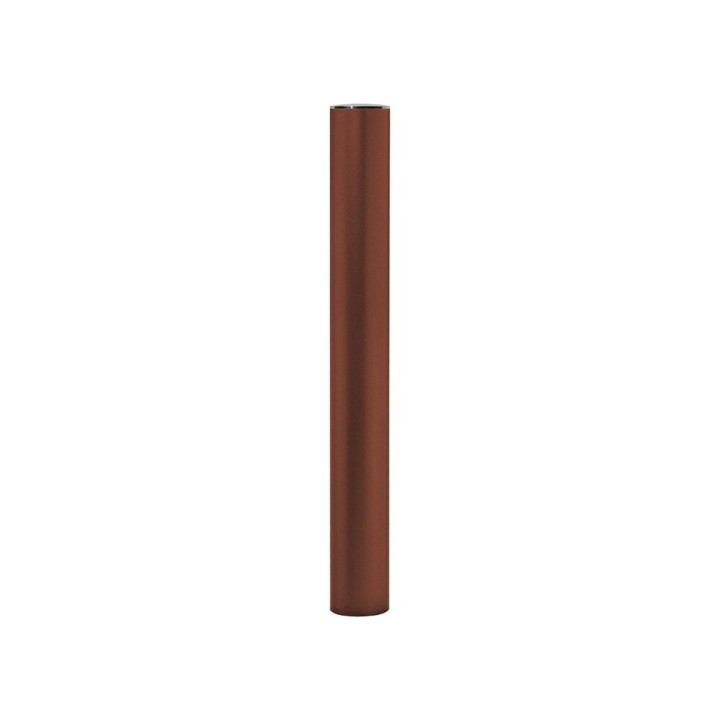 Potelet Province Inox brossé Procity, Ø 114 mm, peint/zinc, fixation scellement, haut. hors sol 1010 mm - Aspect Corten
