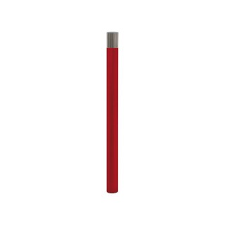 Potelet Inox brossé haute visibilité Procity, Ø 76 mm, peint/zinc, haut. hors sol 1300 mm - Rouge pourpre