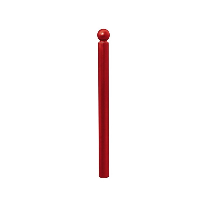 Potelet province Boule Procity, Ø 76 mm, peint/zinc, fixation scellement, haut. hors sol 1102 mm - Rouge pourpre