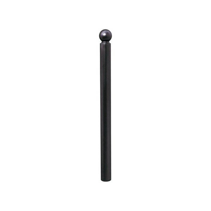 Potelet province Boule Procity, Ø 76 mm, peint/zinc, fixation scellement, haut. hors sol 1102 mm - Noir foncé