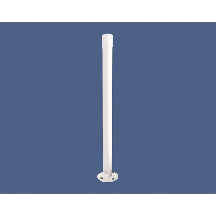 Potelet Carrefour inclinable Amortichoc Procity, Ø 76 mm, peint/zinc, haut. hors sol 1000 mm - Blanc pur