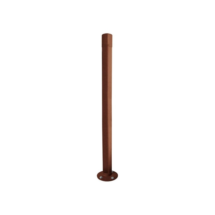 Potelet Carrefour inclinable Amortichoc Procity, Ø 76 mm, peint/zinc, haut. hors sol 1000 mm - Aspect Corten