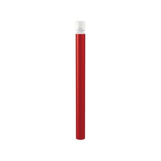 Potelet Agglo haute visibilité Procity, Ø 102 mm, Haut. hors sol 1300 m - Rouge pourpre