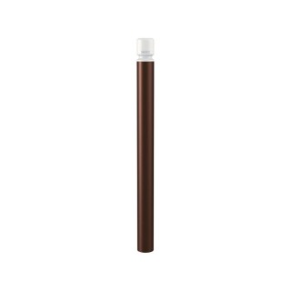 Potelet Agglo haute visibilité Procity, Ø 102 mm, Haut. hors sol 1300 m - Brun chocolat