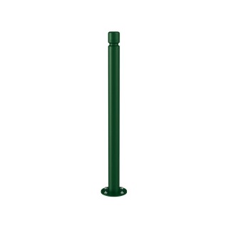 Potelet inclinable Amortichoc Agglo Procity, Ø 76 mm Haut. hors sol 1100 m - Vert mousse