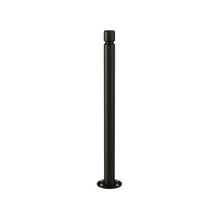 Potelet inclinable Amortichoc Agglo Procity, Ø 76 mm Haut. hors sol 1100 m - Noir foncé