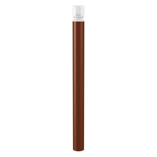 Potelet Agglo haute visibilité Procity, Ø 102 mm, Haut. hors sol 1300 m - Aspect Corten