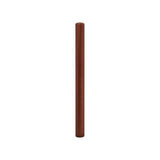 Potelet Carrefour Procity, Ø 76 mm, peint/zinc, haut. hors sol 1000 mm - Aspect Corten