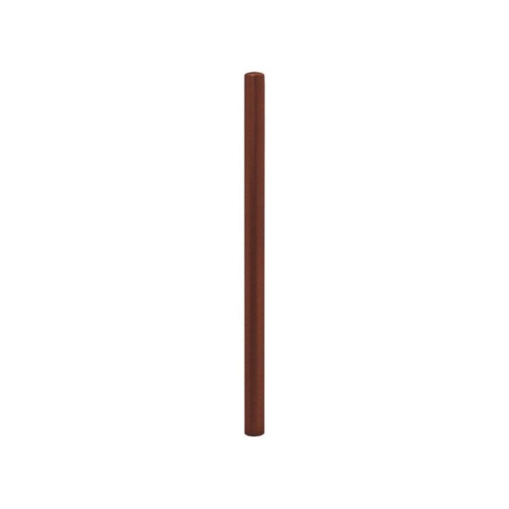 Potelet Carrefour Procity, Ø 60 mm, peint/zinc, haut. hors sol 1100 mm - Aspect Corten