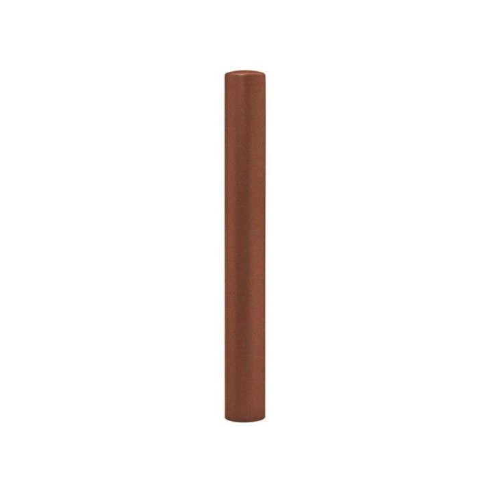 Potelet Carrefour Procity, Ø 114 mm, peint/galva, haut. hors sol 1000 mm - Aspect Corten