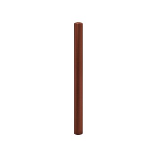 Potelet Carrefour Procity, Ø 76 mm, peint/galva, haut. hors sol 1000 mm - Aspect Corten
