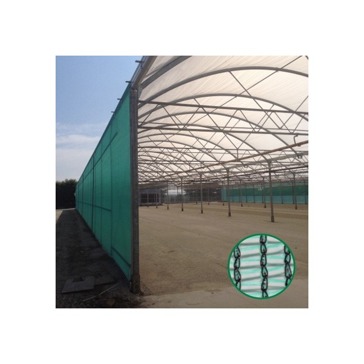 Brise vent vert 106g/m², dim. 2,5 x 25 m