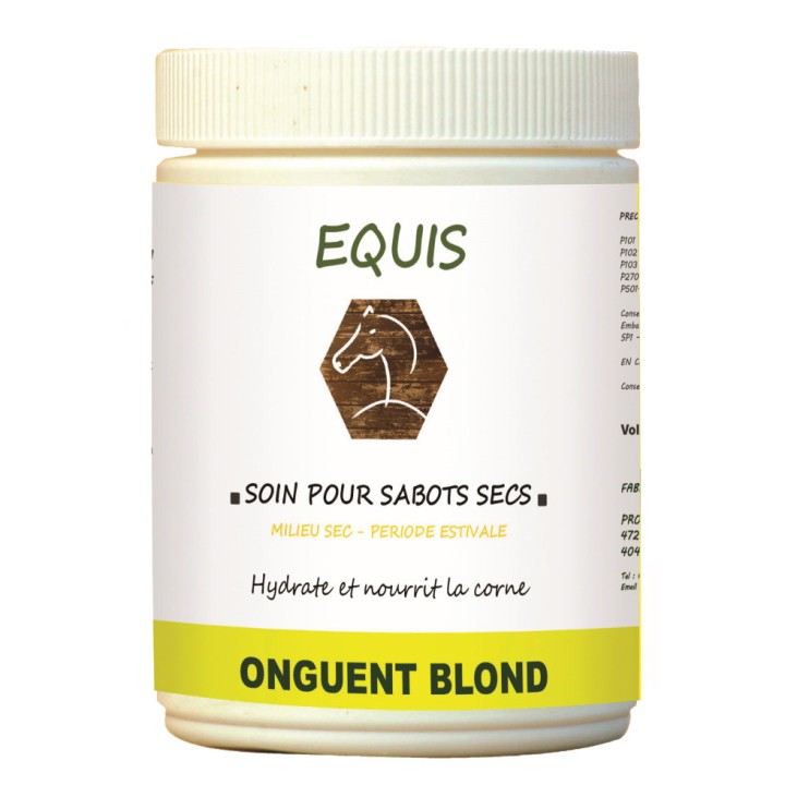 Onguent blond naturel Equis pour chevaux