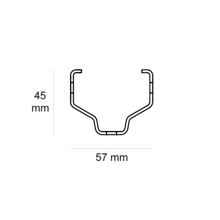 Piquet Vigne de Tête LONNEO T01 Galva Z275 épaisseur 2,0mm Longueur 2m00