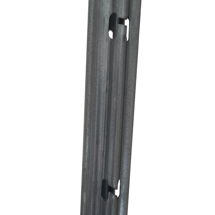 Piquet Vigne Intermédiaire Encoches LONNEO E01 Galva Z275 ép. 1,5 mm - Long. 2 m - Lot 200 unités