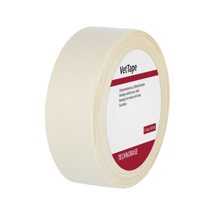 Bandage à onglons blanc VetTape Technobase