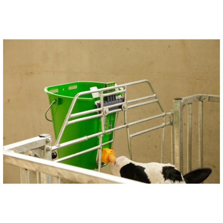 Sécurité antidécrochage Bucket Guard avec porte-seau pour seau à veau Kerbl