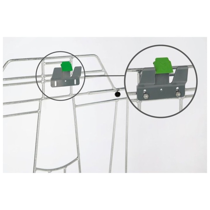 Sécurité antidécrochage Bucket Guard avec porte-seau pour seau à veau Kerbl