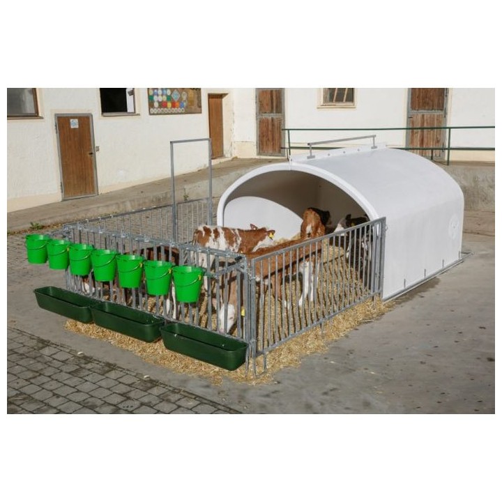 Niche à veaux CalfHouse Premium XXL avec enclos Kerbl