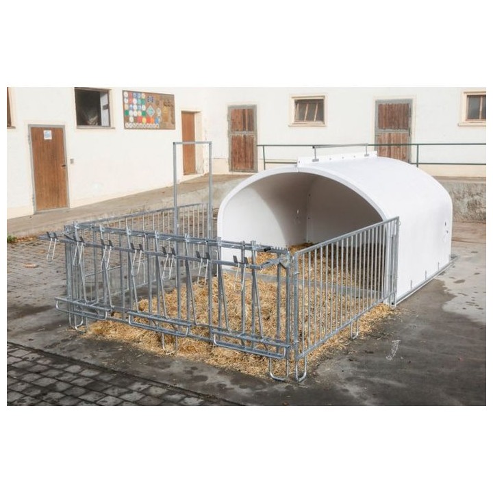 Niche à veaux CalfHouse Premium XXL avec enclos Kerbl