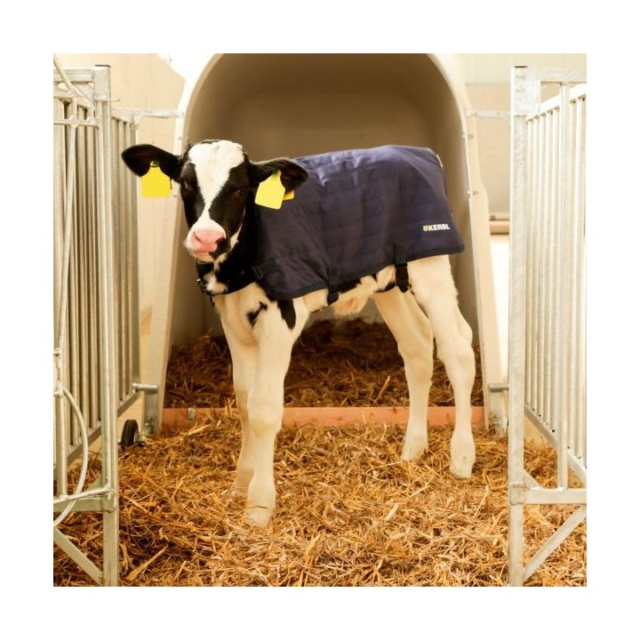 Couverture pour veaux EasyWear bleu foncé Kerbl
