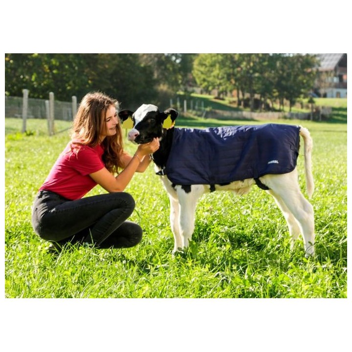 Couverture pour veaux EasyWear bleu foncé Kerbl