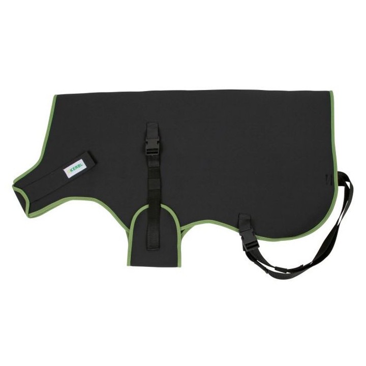 Couverture pour veaux Premium noire Kerbl