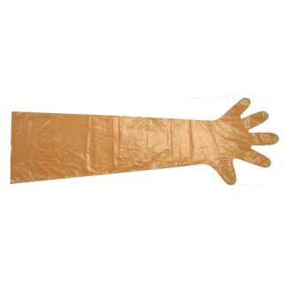 Gant à usage unique orange - 100 pièces VETbasis Kerbl