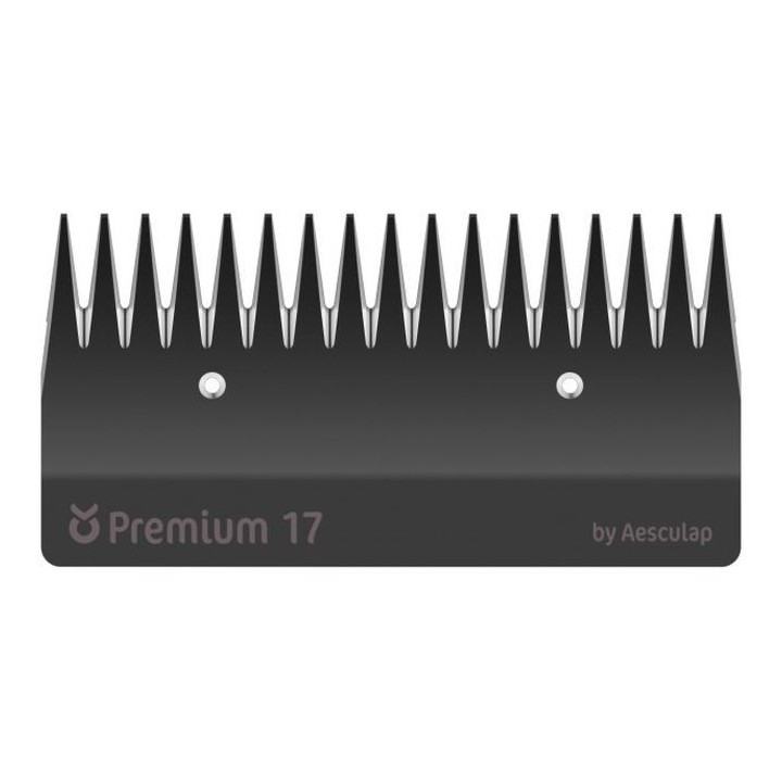 Jeu de peignes Premium pour bovins 17/18 dents Aesculap