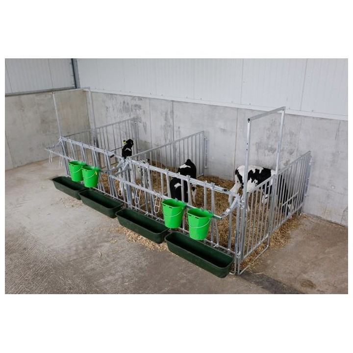 Kit enclos modulaire double pour 2 groupes de 3 veaux Kerbl