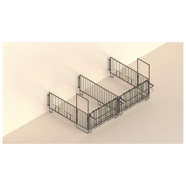 Kit enclos modulaire double pour 2 groupes de 3 veaux Kerbl