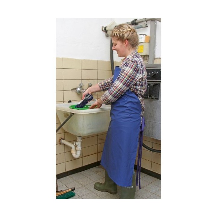 Tablier de traite et de lavage bleu sans manche en polyuréthane Kerbl