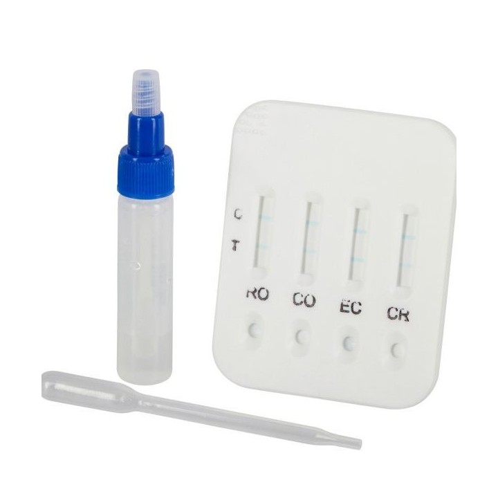 Test diarrhée pour bovins et veaux - 5 pièces Kerbl